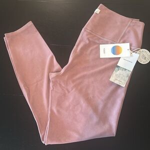 VUORI Washed Studio Legging MARSALA  Women's Performance‎ Legging SIZE XL NWT